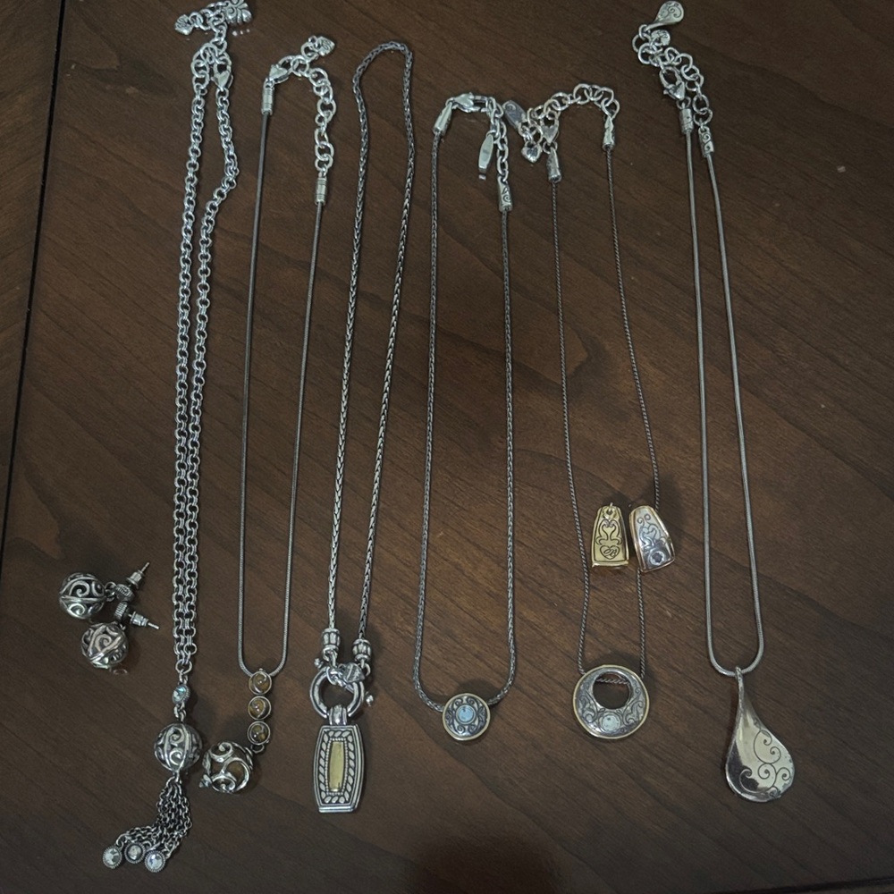 Brighton Necklace Collection with two sets of matching earrings